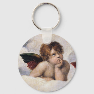 Chaveiro Querubins, anjos alados pintura de Raffael