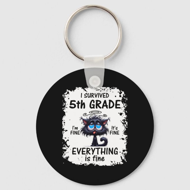 Chaveiro Quinto Formando Grau 2025 I 5 Sobrevivido (Frente)
