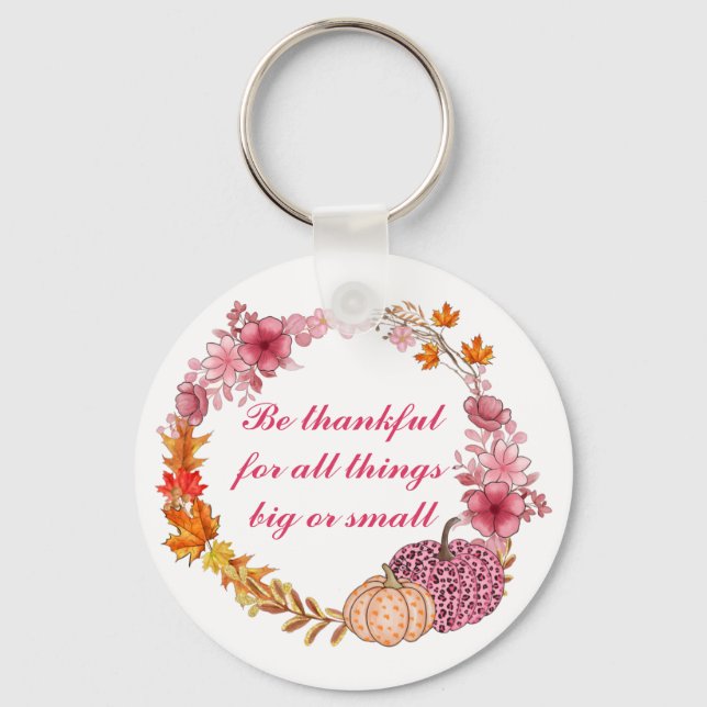 Chaveiro Quitação de Fall Wreath (Frente)