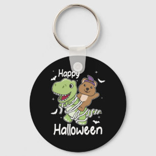 Chaveiro Quokka Happy Halloween T-rex Mummy Costume