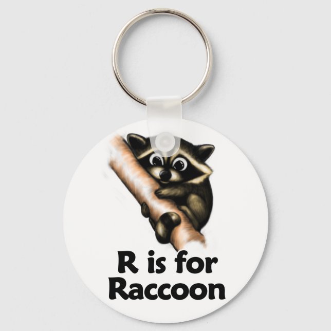Chaveiro R é para Raccoon (Frente)