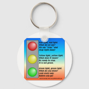 Chaveiro R-Y-G-luzes
