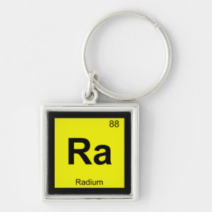 Chaveiro Ra - Símbolo da Tabela Periódica Química do Rádio