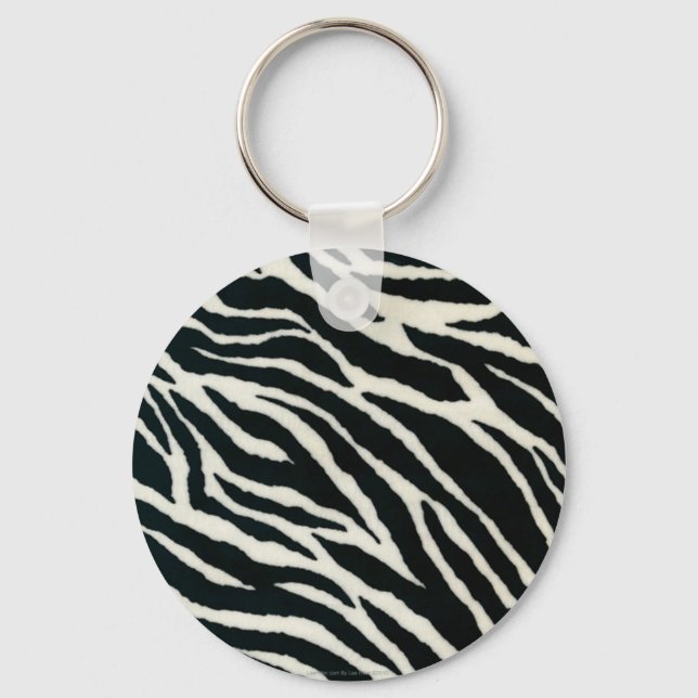 Chaveiro RAB Rockabilly Zebra Imprime Preto e Branco (Frente)