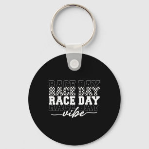 Chaveiro Race Day Vibes Checkered Coquette Arco Racing M