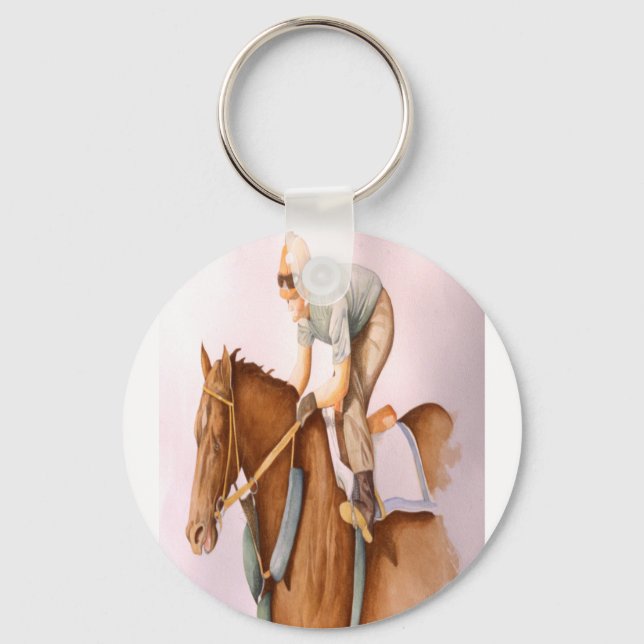 Chaveiro Race Horse e Jockey (Frente)