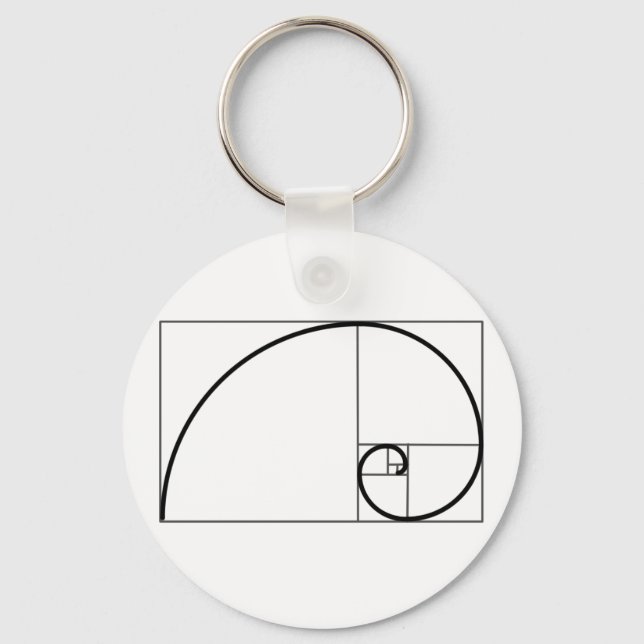 Chaveiro Rácio Fibonacci (Frente)