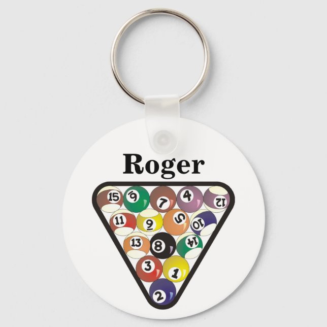 Chaveiro Rack de esfera de piscina (Frente)