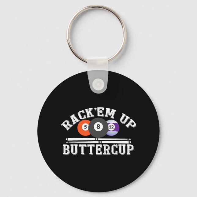 Chaveiro Rack Em Up ButterCup - Piscina Billiards (Frente)