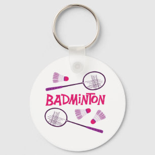 Chaveiro Rackets de Badminton