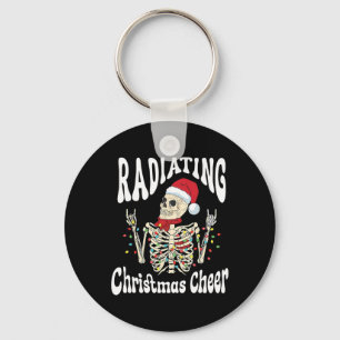 Chaveiro Radiologia Irradiando Alegria de Natal Técnico de 