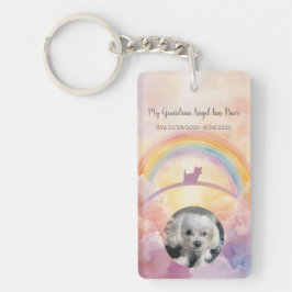 Chaveiro Rainbow Bridge Pet Memorial Keychain – Small Dog