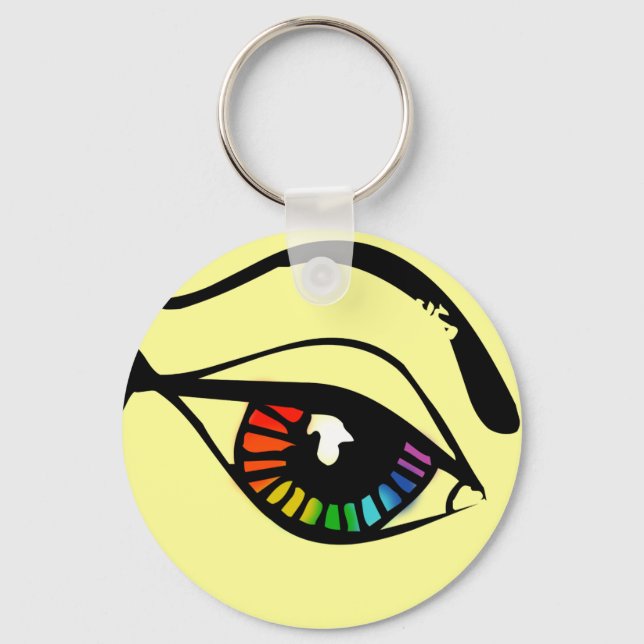 Chaveiro Rainbow Eye (Frente)