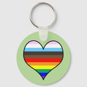 Chaveiro Rainbow Heart