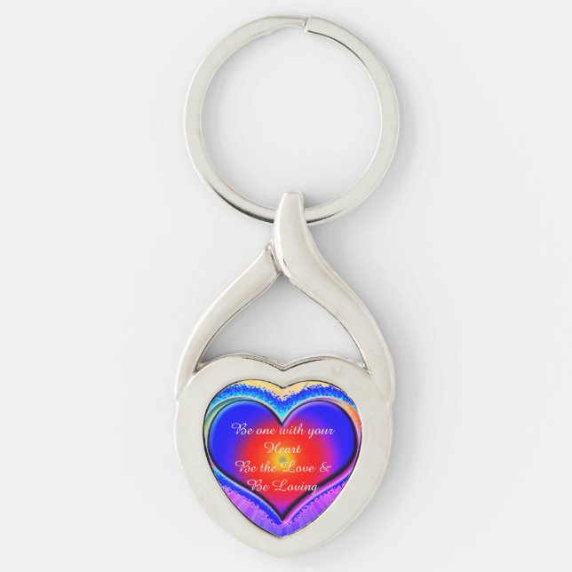 Chaveiro Rainbow Heart (Frente)
