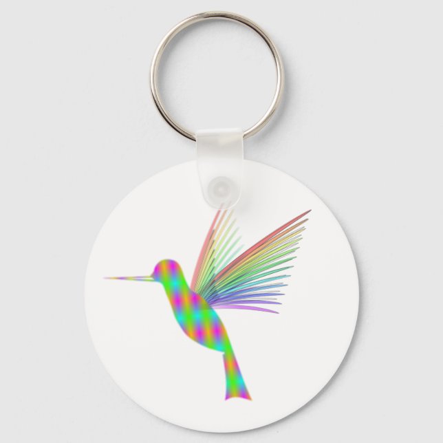 Chaveiro Rainbow Hummingbird (Frente)