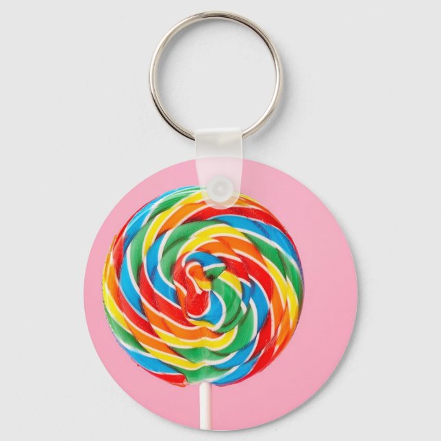 Chaveiro Rainbow Lollipop (Frente)