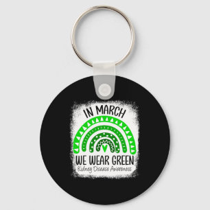Chaveiro Rainbow March Vestimos a doença renal verde Awaren