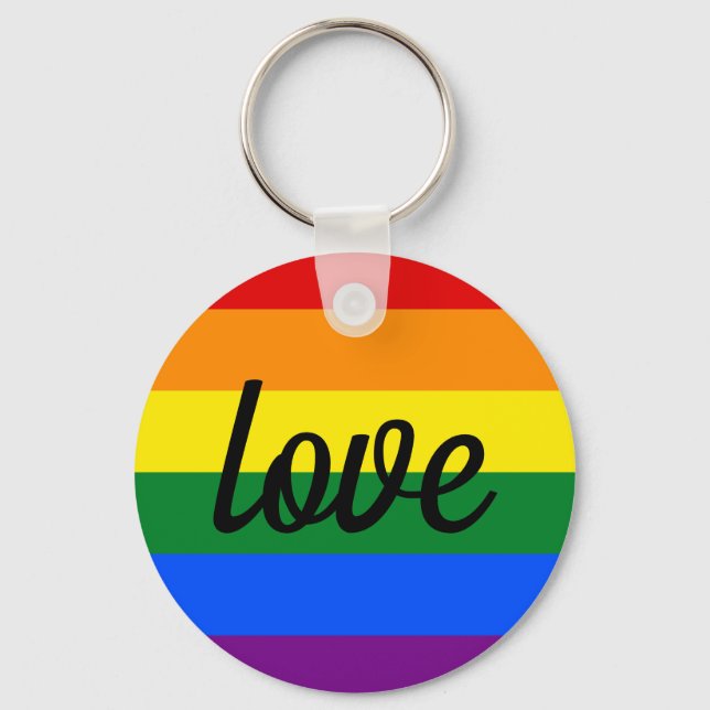 Chaveiro Rainbow Pride (Frente)