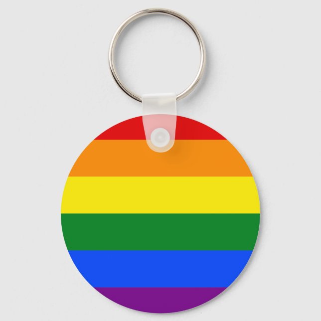 Chaveiro Rainbow Pride Keyring (Frente)