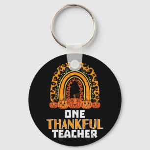 Chaveiro Rainbow Pumpkin Um Professor Agradável Queda Graça