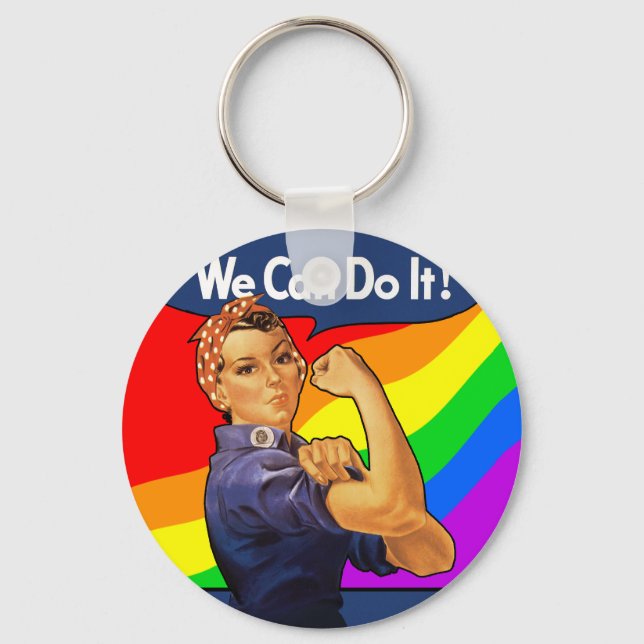 Chaveiro Rainbow Rosie (Frente)
