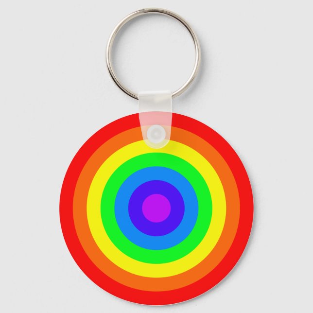 Chaveiro Rainbow Roundel (Frente)