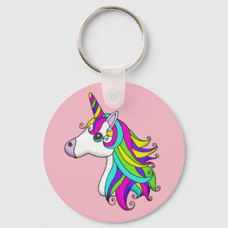 Chaveiro Rainbow Unicorn Key Chain