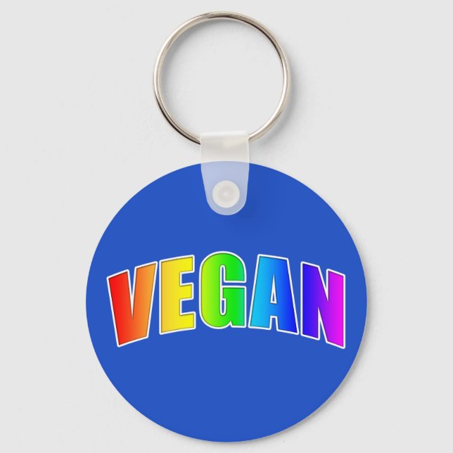 Chaveiro Rainbow Vegan (Frente)