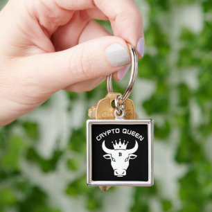 Chaveiro Rainha Cristã Personalizada Preta