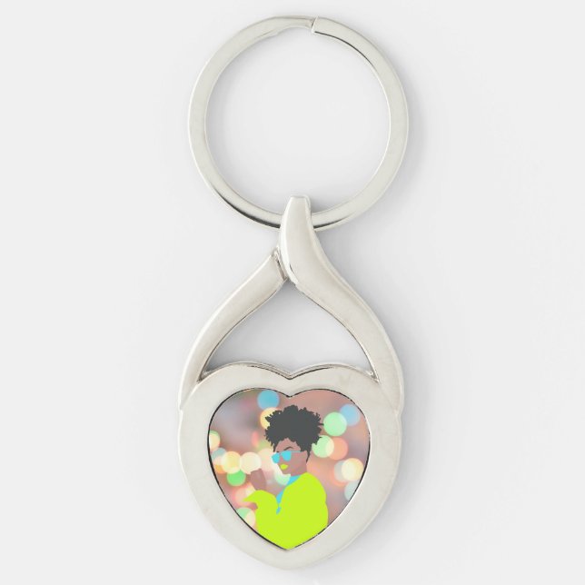 Chaveiro Rainha Dançante. (Frente)