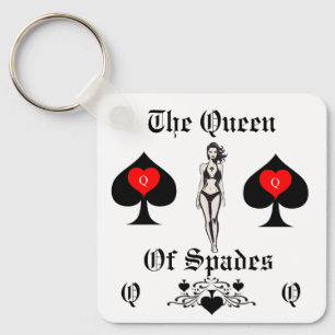 Chaveiro Rainha de Espadas Tarot Card Thunder_Cove