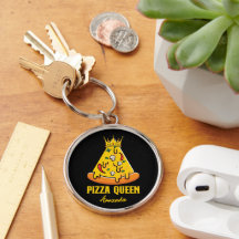 Rainha de pizza com nome personalizado