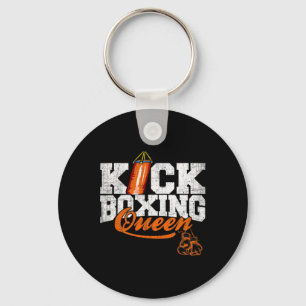Chaveiro Rainha do Kickboxing Treino de Kickboxer Gráfico