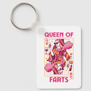 Chaveiro Rainha dos Pum Royal Flatulência Humor Pum