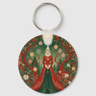 Chaveiro Rainha Elfa da Floresta Enluarada de Natal