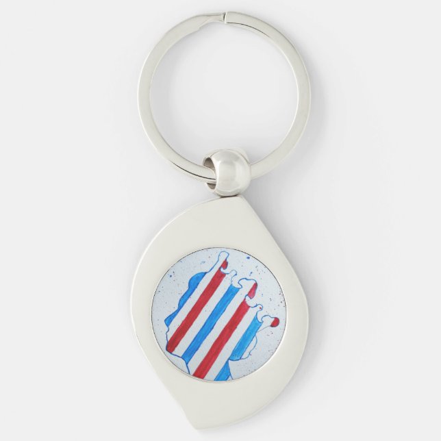 Chaveiro Rainha Elizabeth II Jubilee Platinum Reino Unido (Frente)