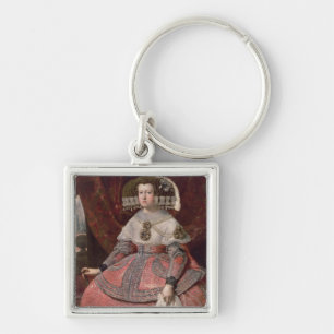 Chaveiro Rainha Maria Anna da espanha em um vestido