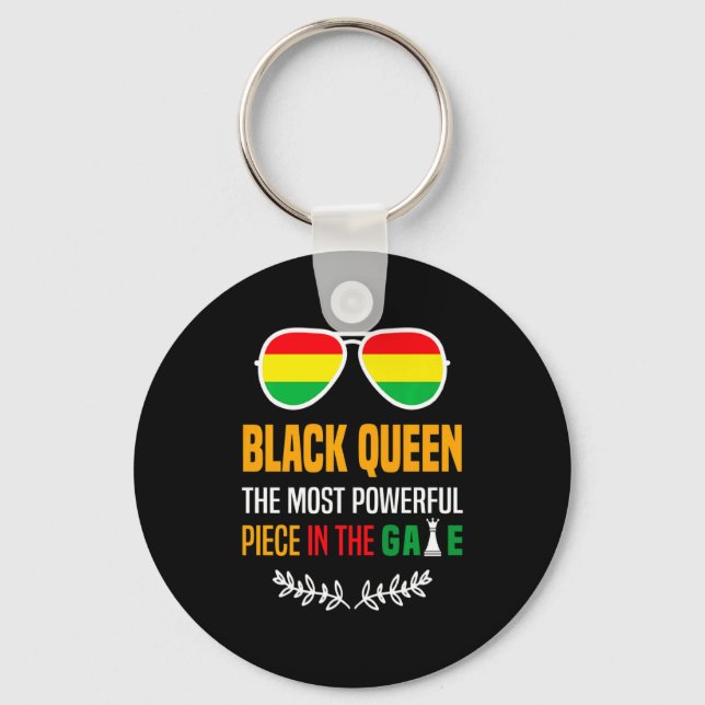 Chaveiro Rainha Negra A Peça Mais Poderosa História Negra  (Frente)