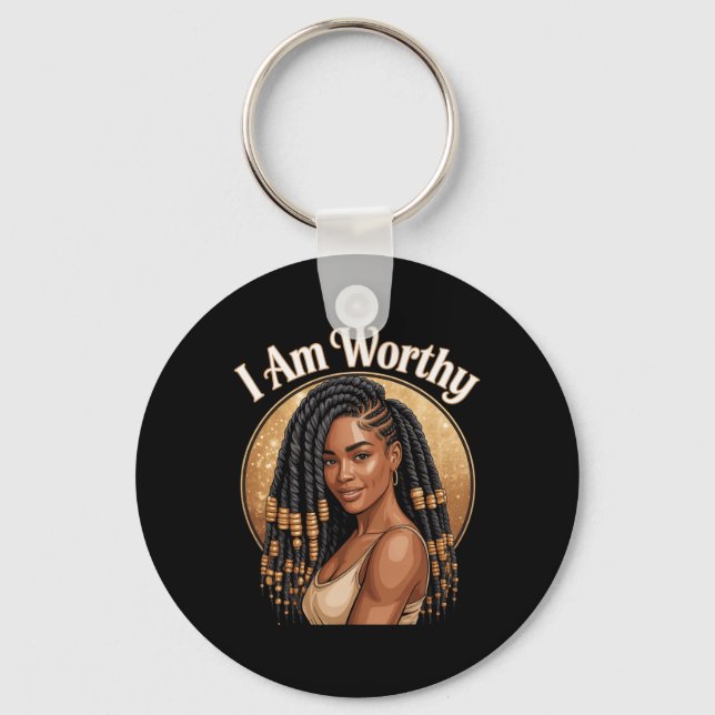 Chaveiro Rainha Negra Méritos Locks Juneteenth História Org (Frente)