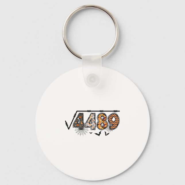 Chaveiro Raiz Quadrada De 4489 Funny Halloween 67 Meme Math (Frente)