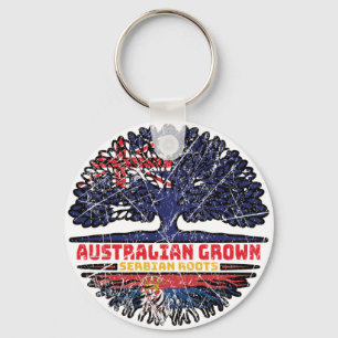 Chaveiro Raízes de Árvore da Austrália Australiana Sérvia