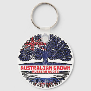 Chaveiro Raízes de Árvore Russas da Austrália Australiana