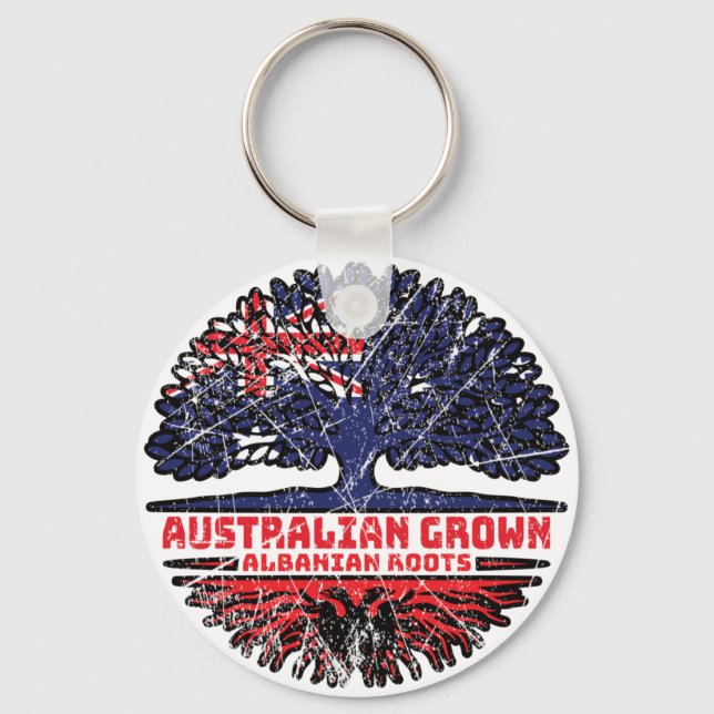 Chaveiro Raízes de árvores australianas australianas na Alb (Frente)