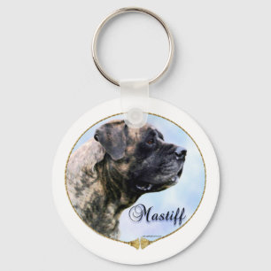 Chaveiro rajado do retrato do Mastiff