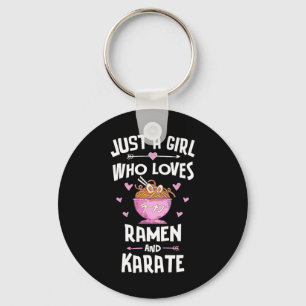 Chaveiro Ramen E Karate Gift Girls Mulheres