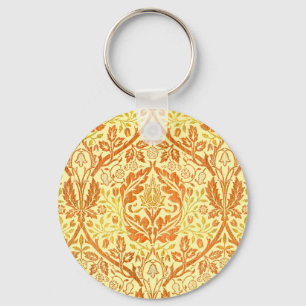 Chaveiro Ramo Dourado William Morris Arte Nova Vintage