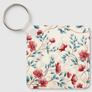 Chaveiro Ramo Floral Botânico Elegante