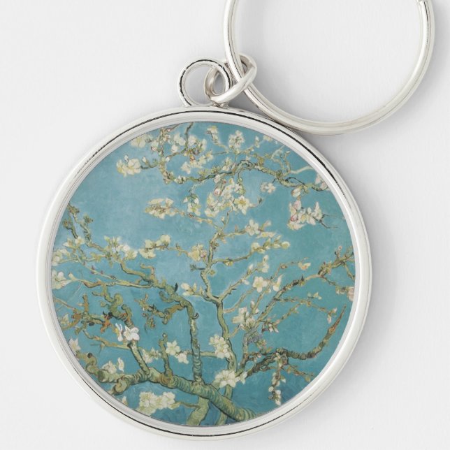 Chaveiro Ramos de Vincent van Gogh da árvore de amêndoa (Frente)