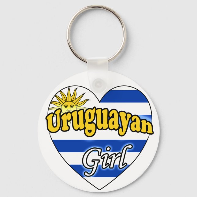 Chaveiro Rapariga do Uruguai (Frente)